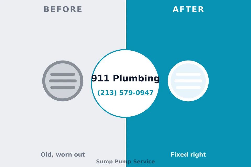 Before and after: plumbing company White Oak, PA